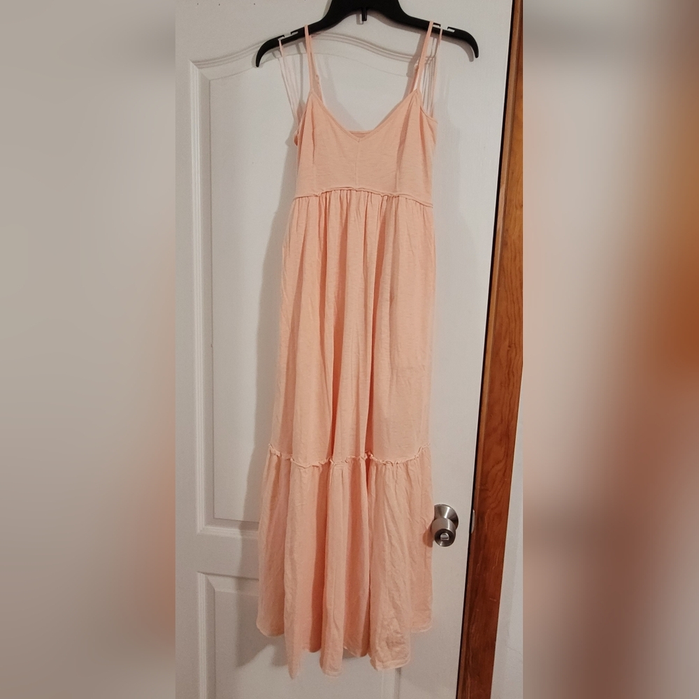 Peach Maxi Dress